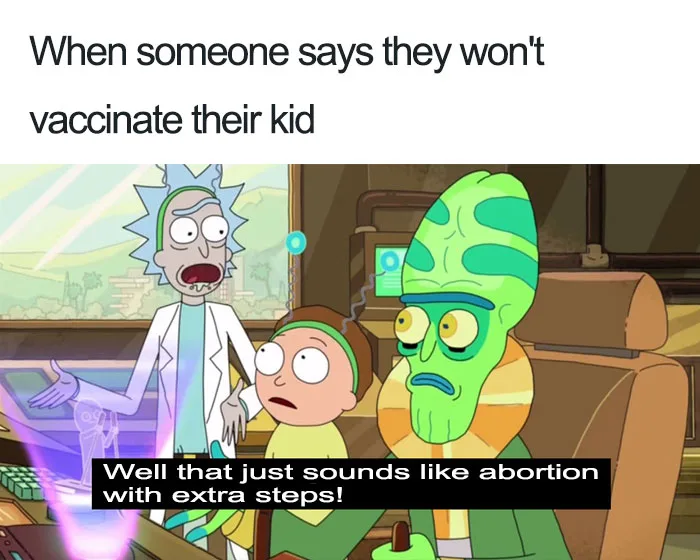 antivaxxer meme