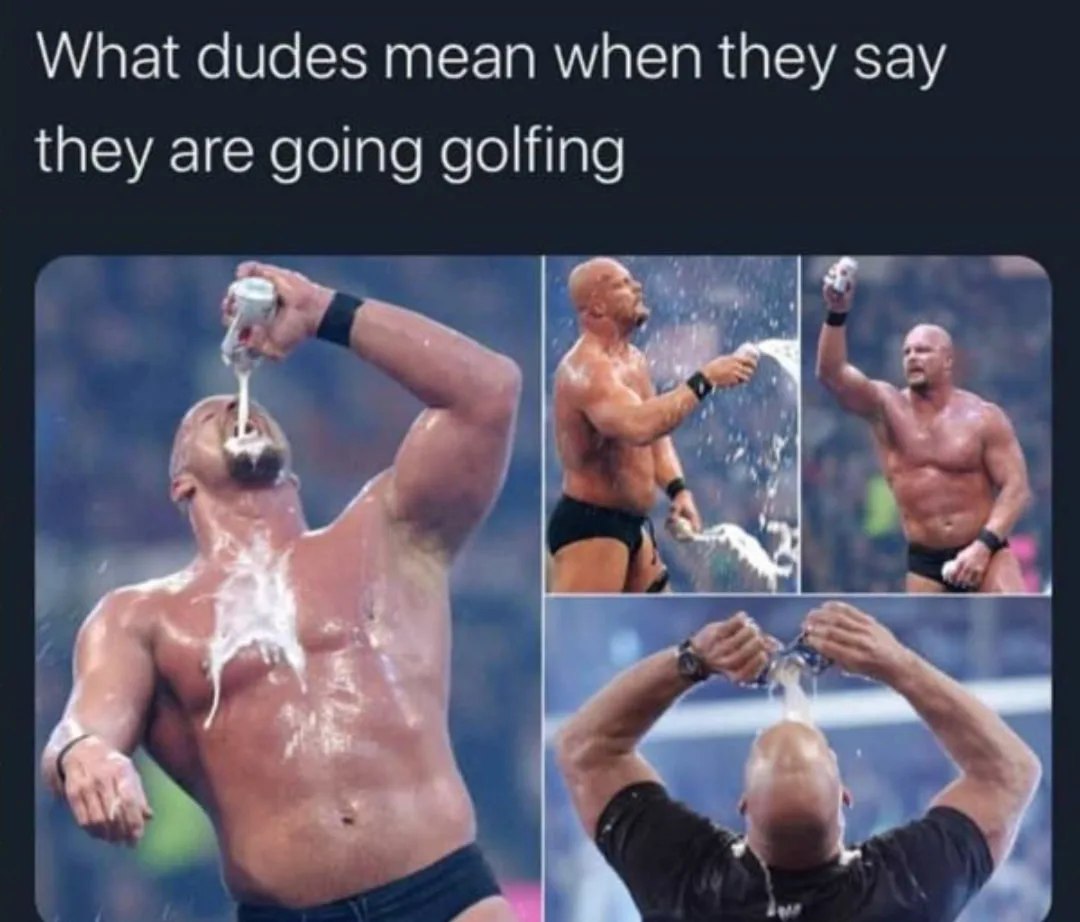 golf meme