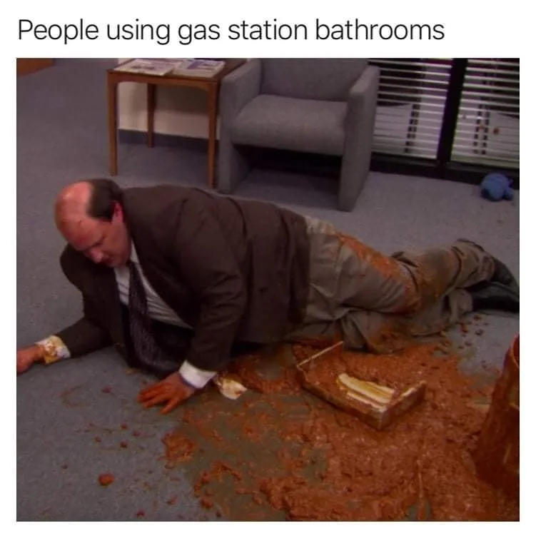 gas station meme