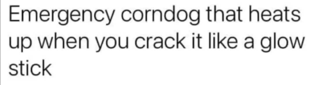 corn dog meme