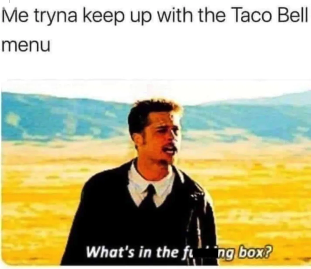menu meme