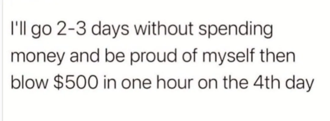 spending money meme