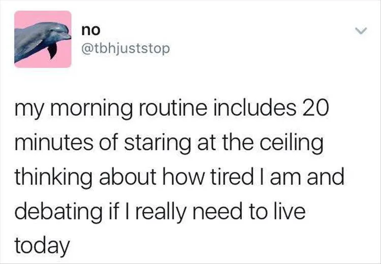 exhaustion meme