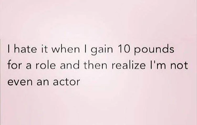 gaining weight meme