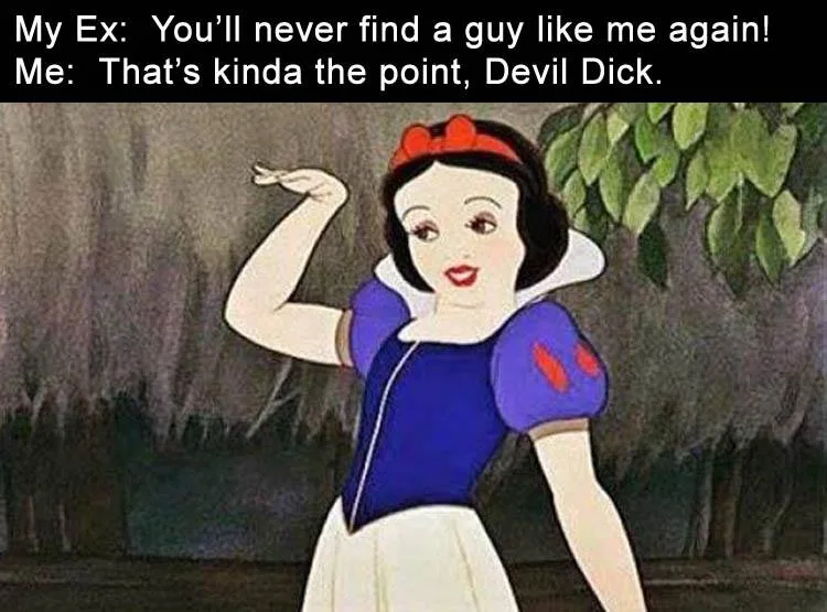 breaking up meme