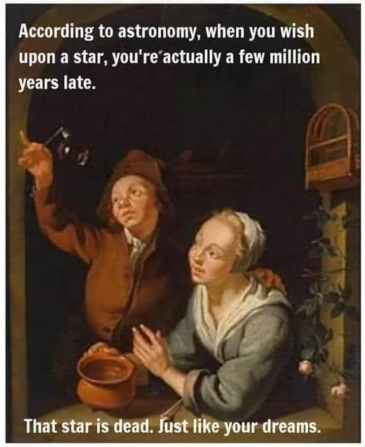 shooting star meme