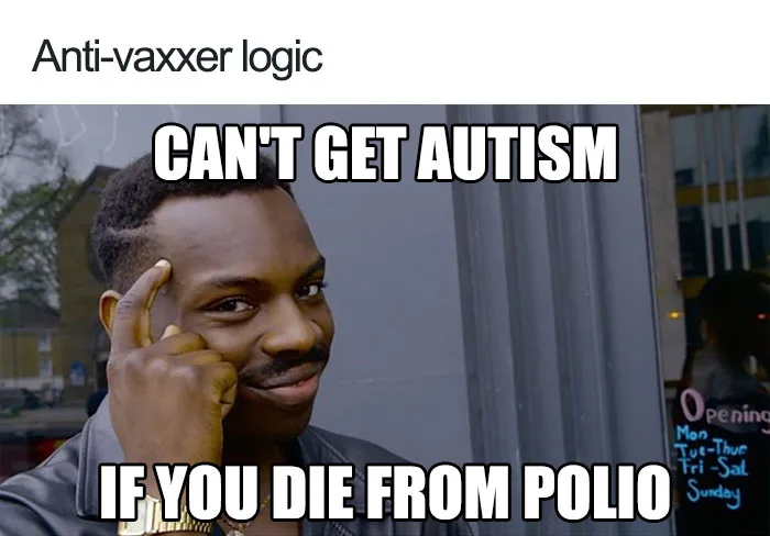 antivaxxer meme