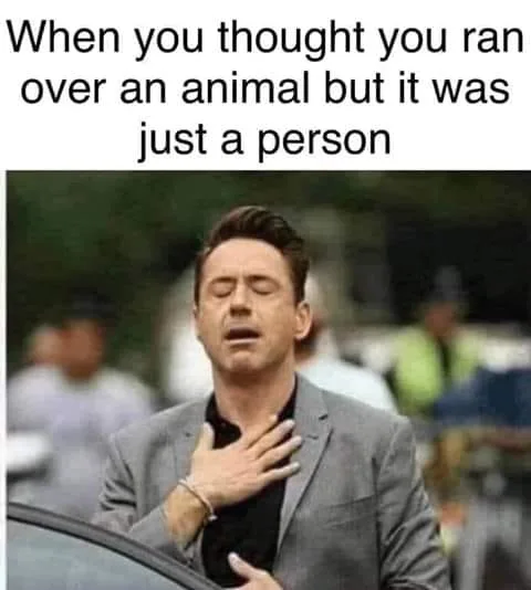 car accident meme