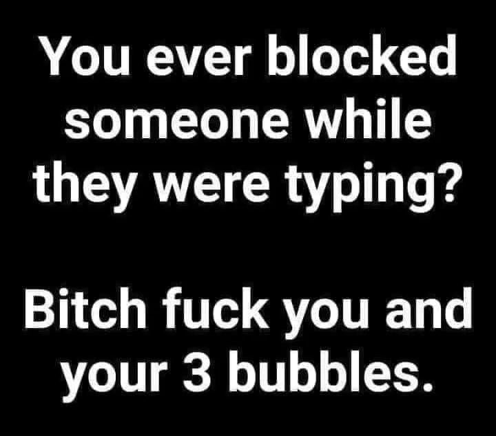 Blocking on Facebook meme