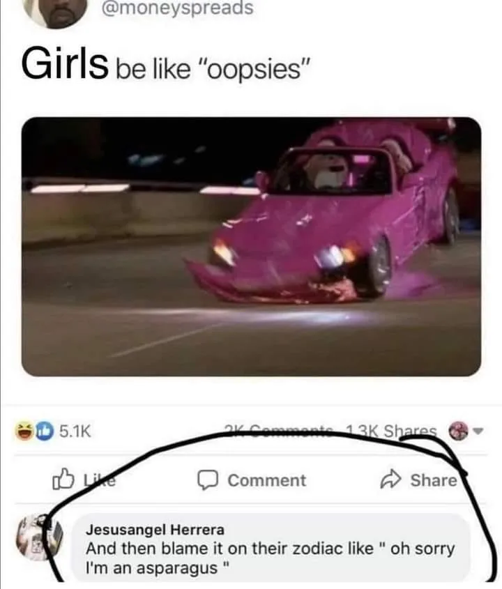 car accident meme