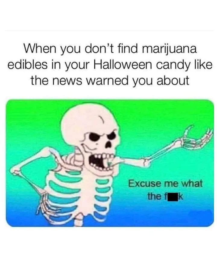 Halloween candy meme