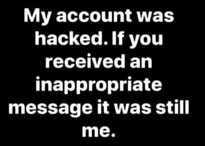 getting hacked meme