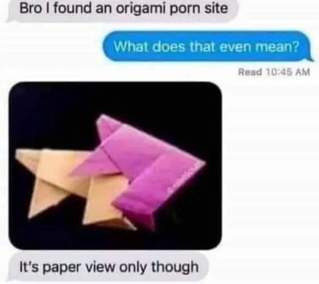 origami meme
