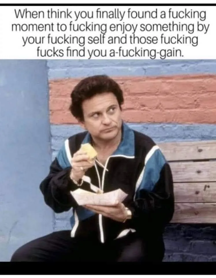 being alone meme