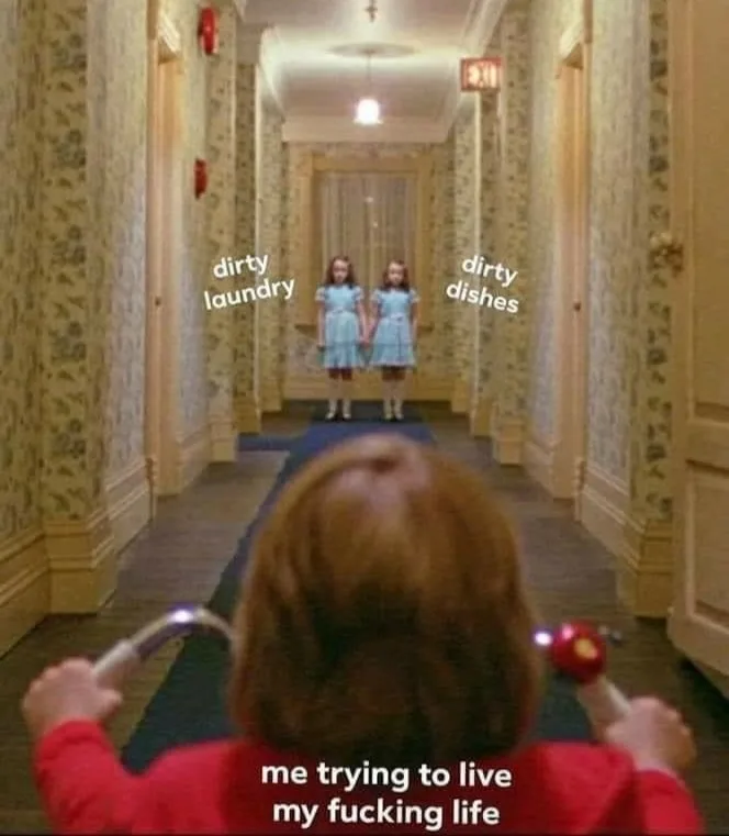 doing the dishes meme
