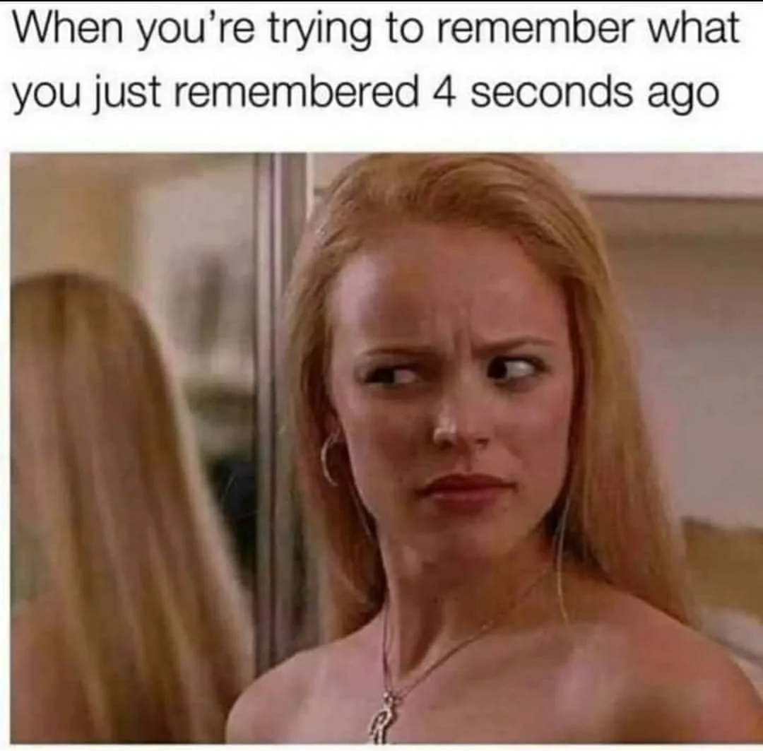 forgetfulness meme