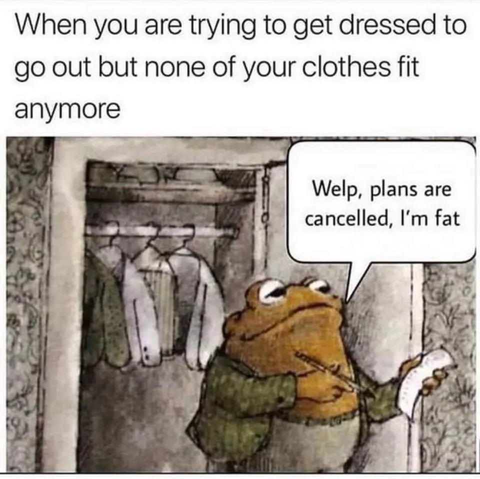 getting fat meme