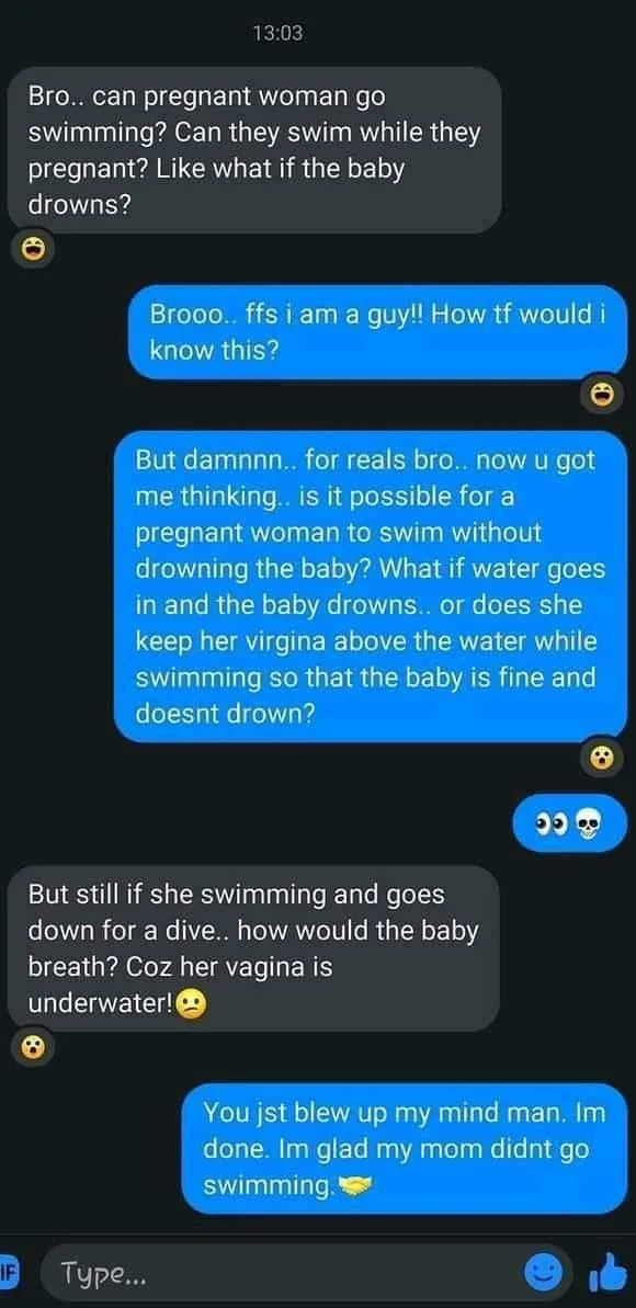 swimming meme