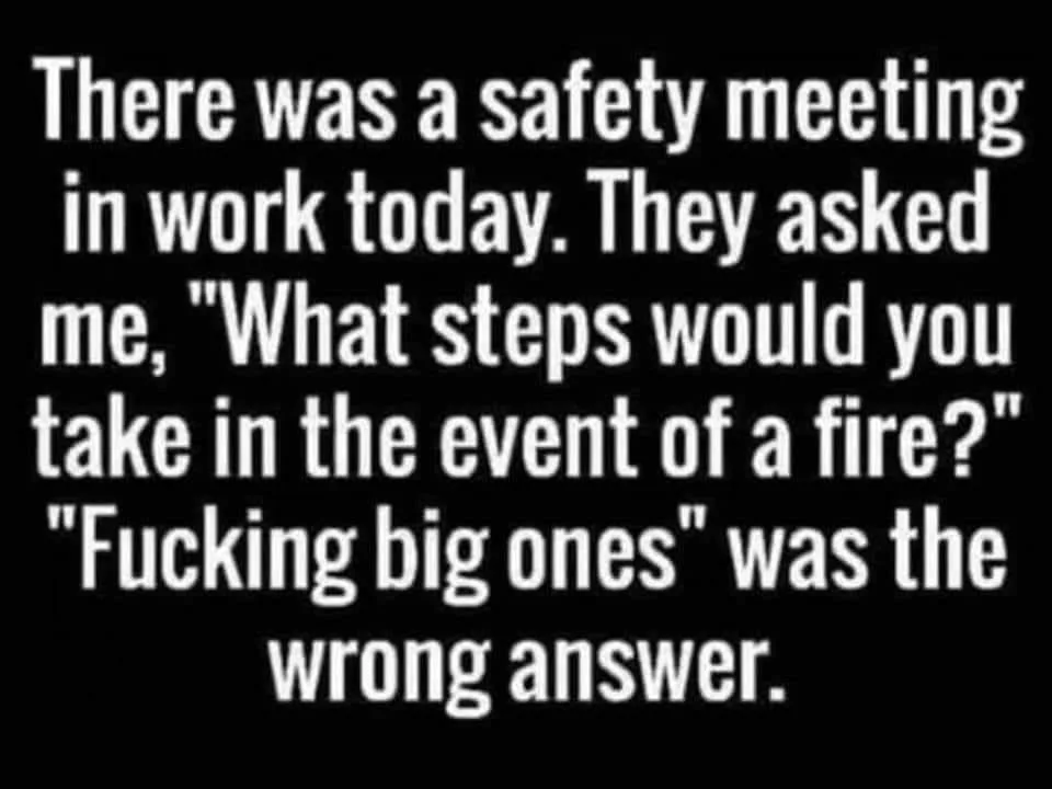 fire drill meme
