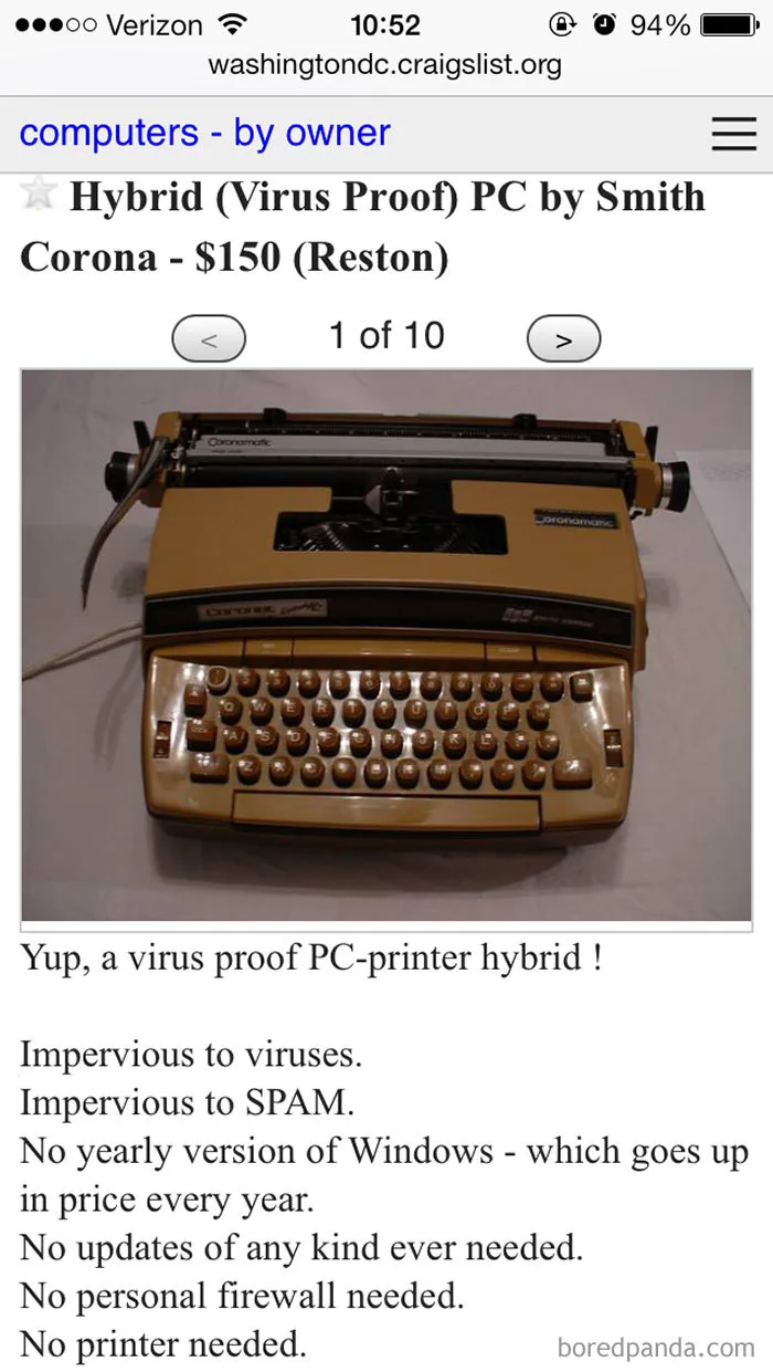 typewriter meme