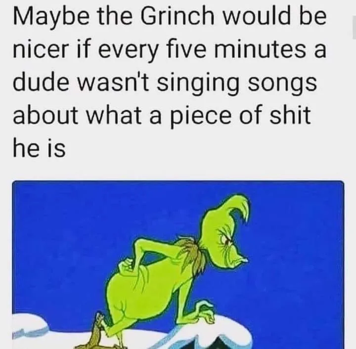 Grinch meme