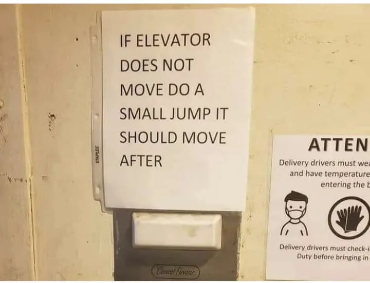 elevator meme