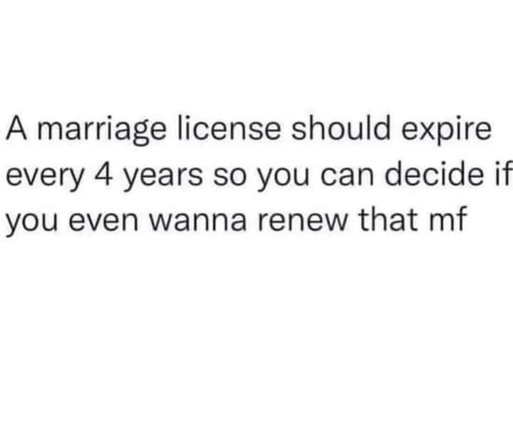 marriage license meme