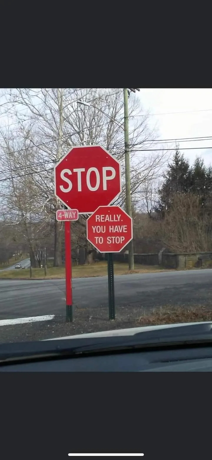 stop sign meme