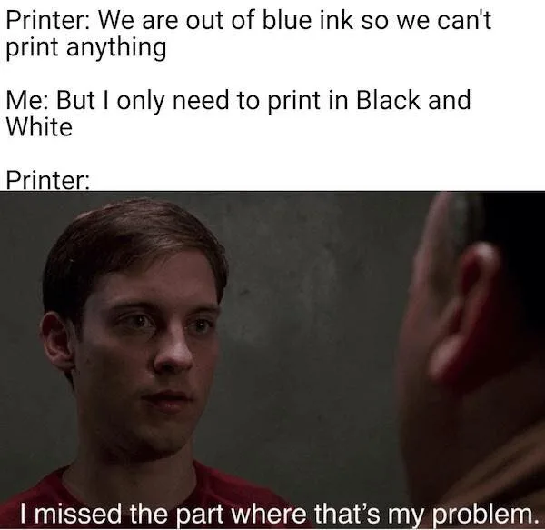 printer meme