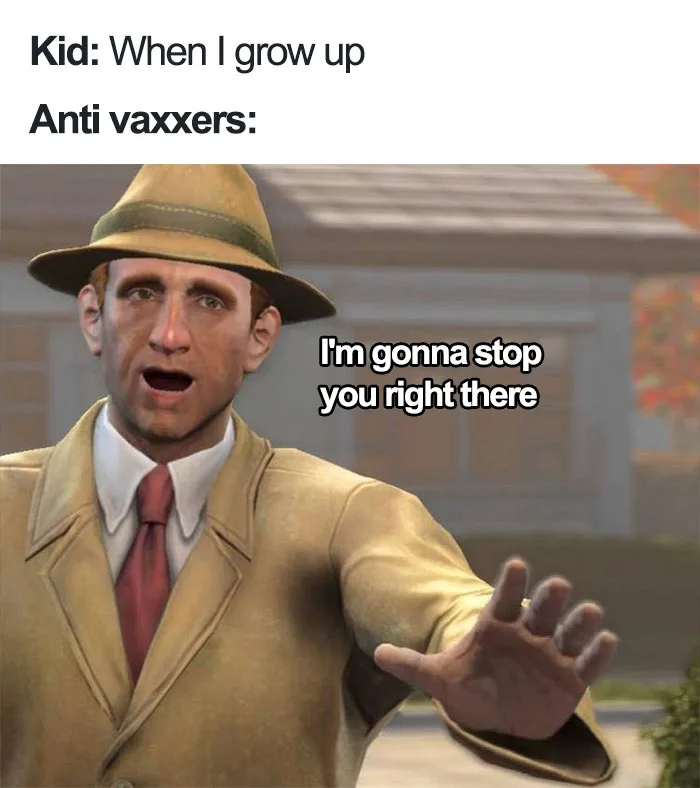 antivaxxer meme