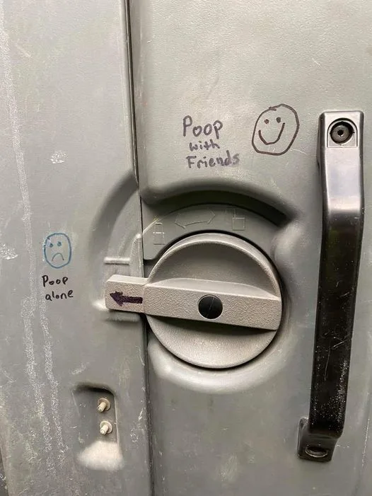 public bathroom meme