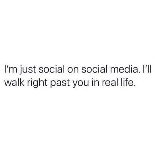 being antisocial meme