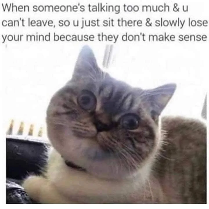 talkativeness meme