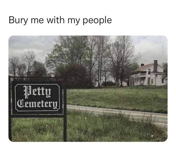 being petty meme