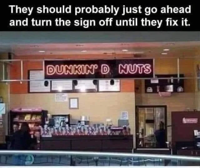 Dunkin Donuts meme