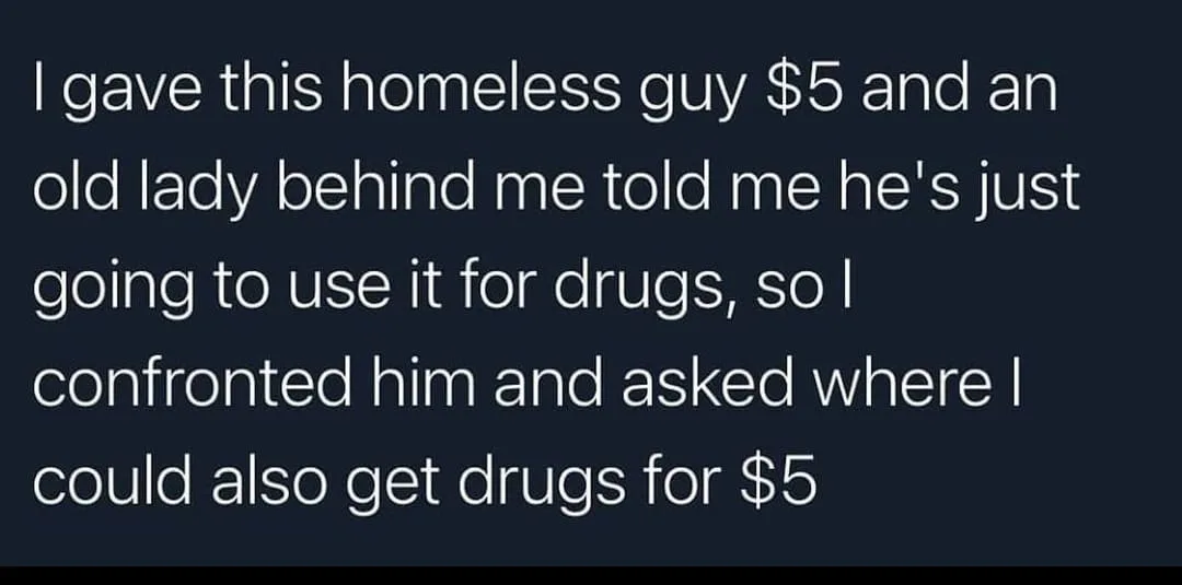 beggar meme