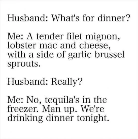 dinner meme