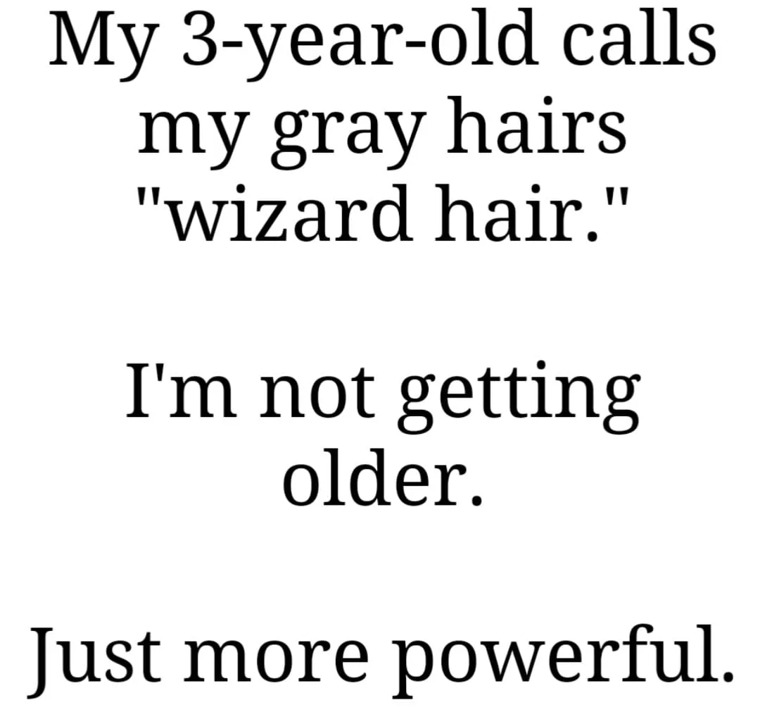 gray hair meme