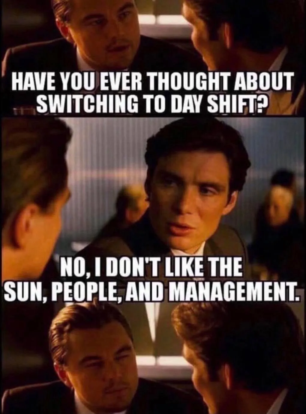 night shift meme