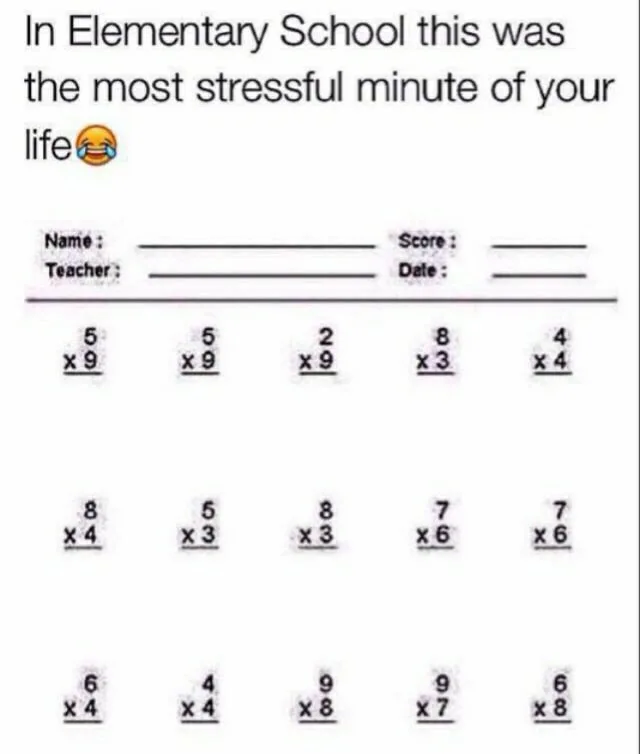 elementary school meme