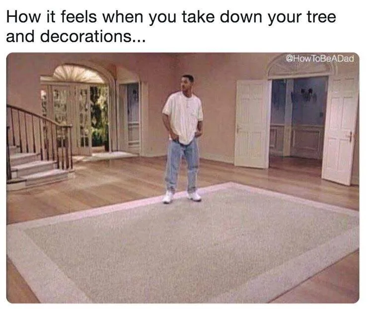 Christmas decorations meme