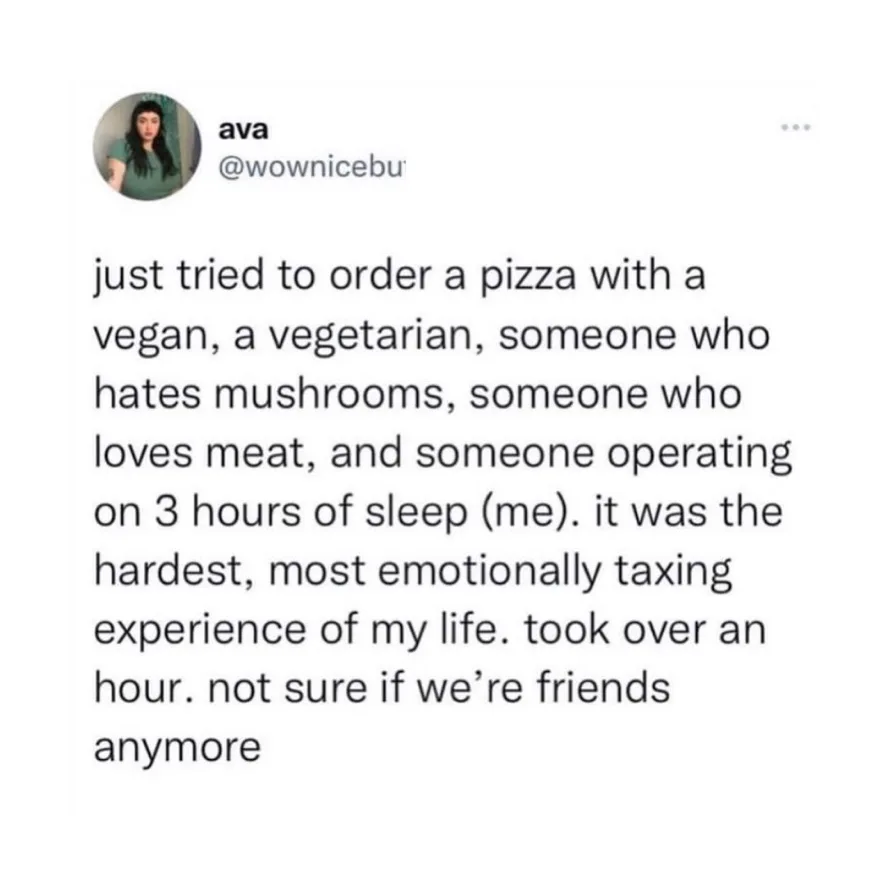 dietary restrictions meme