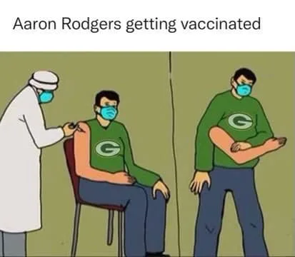 Aaron Rodgers meme