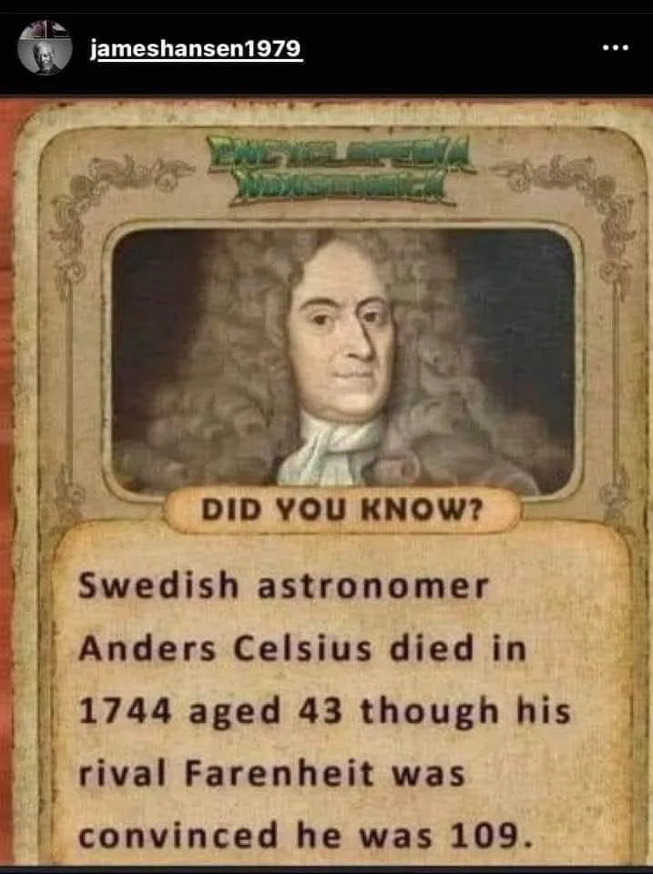 Fahrenheit meme