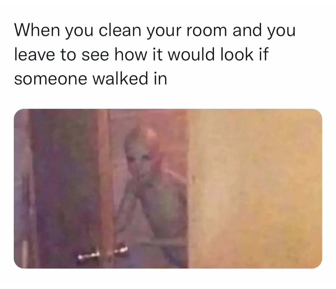 cleaning your room meme