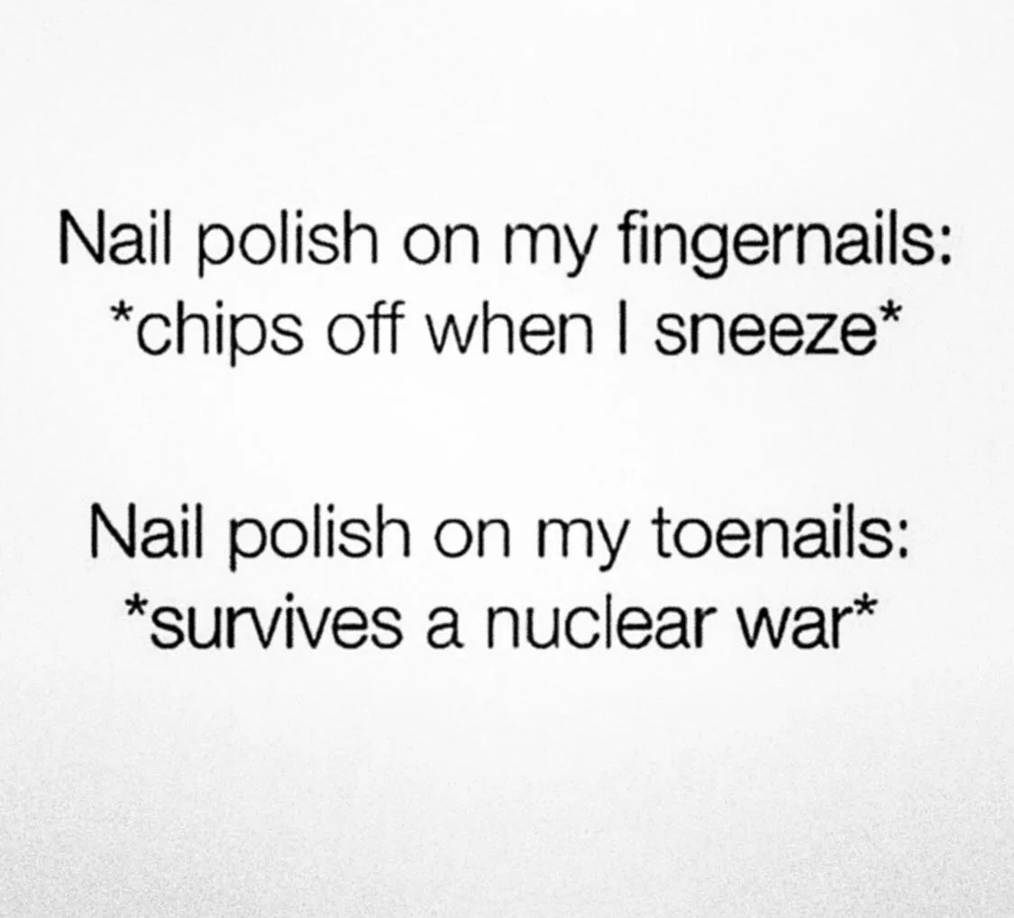 nail polish meme