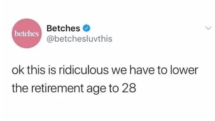 retiring meme