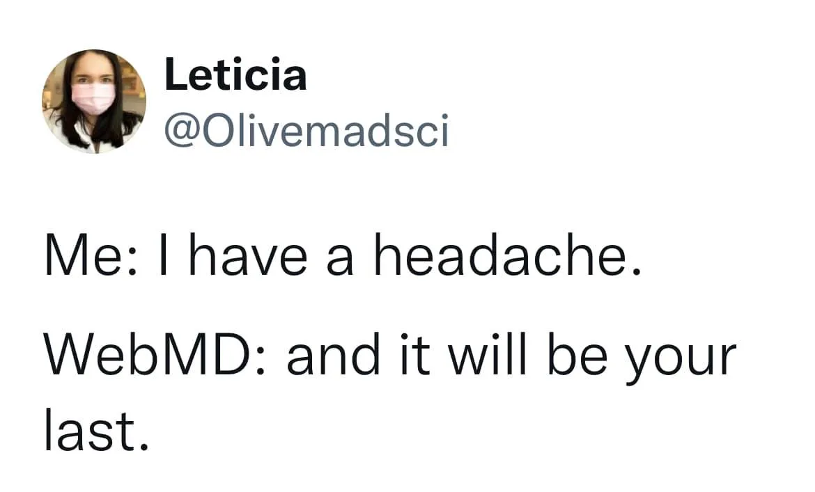 WebMD meme
