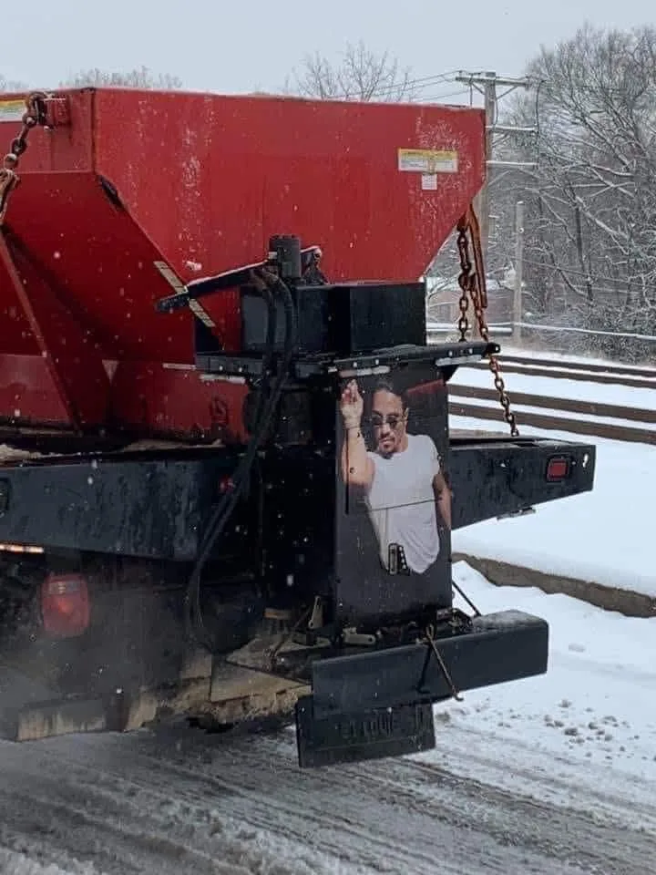 Driving in the snow meme
