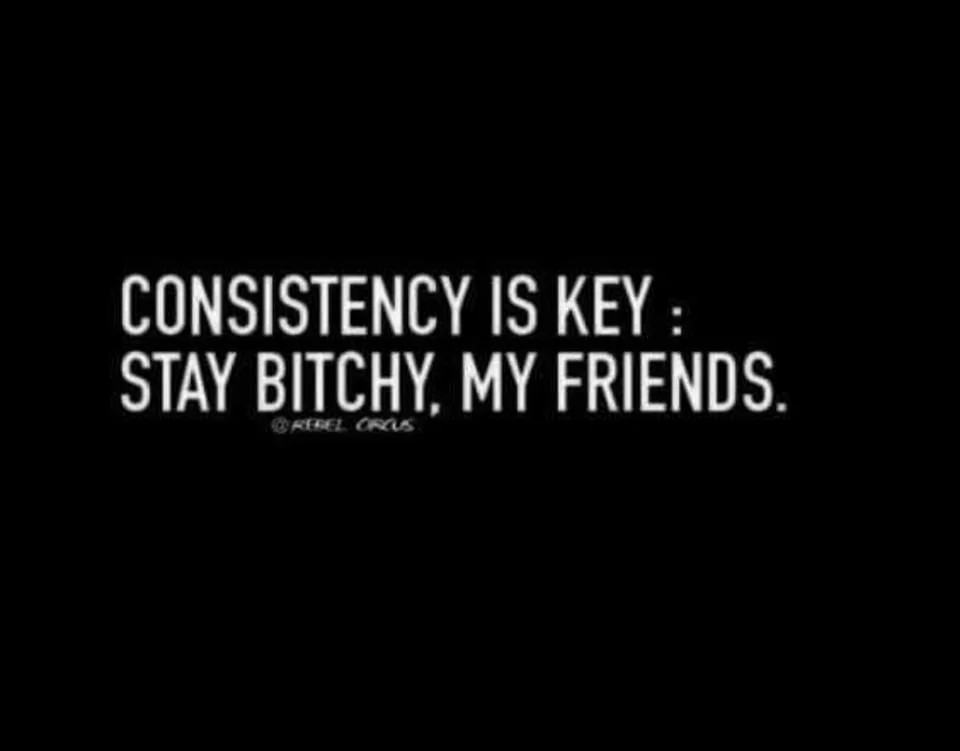 consistency meme